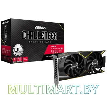 Видеокарта ASRock Radeon RX 5500 XT Challenger D OC 8GB GDDR6 (RX5500XT CLD 8GO) картинка 5